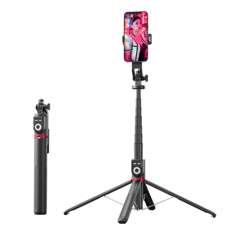 Selfie sticks Bluetooth dobráveis com rotação de 360 graus e suporte para transmissão em direto, especificações: P220 TK (clipe único), P225 TK (clipe único)