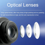 Binóculos para Observação Estelar 2X/3X HD com Lente Óptica Completa Telescópio Portátil, 2x40, 3x50