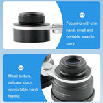 Binóculos para Observação Estelar 2X/3X HD com Lente Óptica Completa Telescópio Portátil, 2x40, 3x50