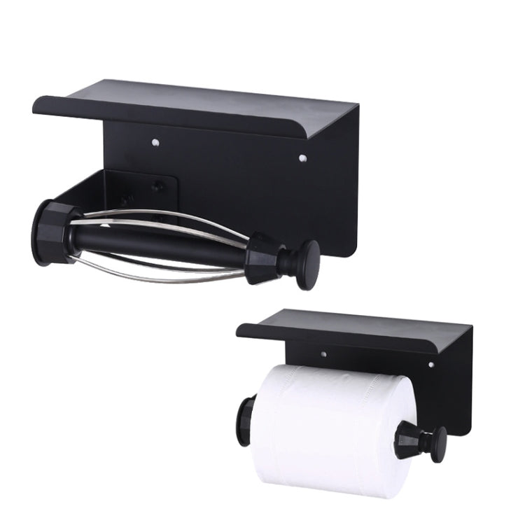 Suporte para Papel Toalha em Aço Inoxidável com Amortecimento, Sem Perfuração, Estilo 2