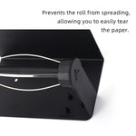 Suporte para Papel Toalha em Aço Inoxidável com Amortecimento, Sem Perfuração, Estilo 2