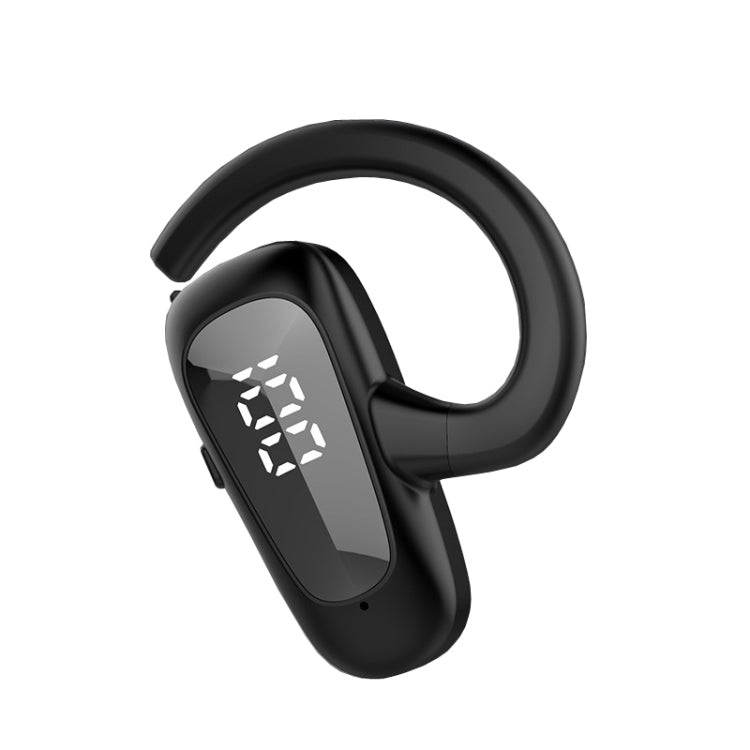 Conceitos de Condução Óssea Auscultadores Estéreo Bluetooth com Ecrã Digital, Estilo:, Ouvido Único