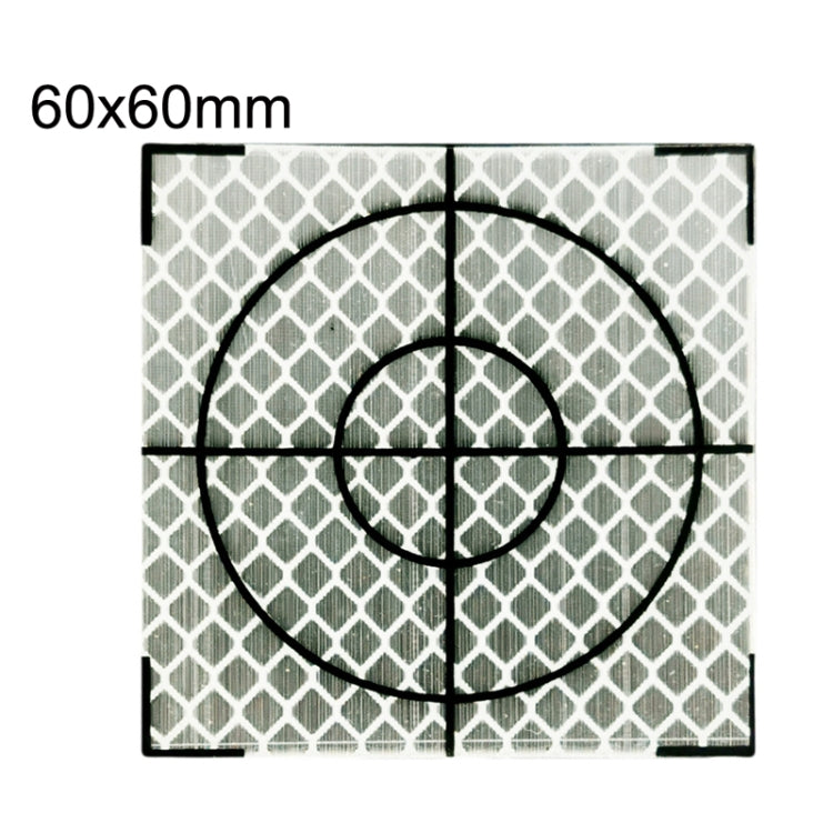 FP001 Autocolante Reflector de Mapeamento de Túnel Diamante para Monitorização e Medição, Tamanho: 60x60mm, 60x60mm, 60x60mm com Triângulo