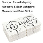 FP001 Autocolante Reflector de Mapeamento de Túnel Diamante para Monitorização e Medição, Tamanho: 60x60mm, 60x60mm, 60x60mm com Triângulo