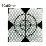 FP001 Autocolante Reflector de Mapeamento de Túnel Diamante para Monitorização e Medição, Tamanho: 60x60mm, 60x60mm, 60x60mm com Triângulo