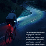 Conjunto de Luzes para Bicicleta com Carregamento USB, LED para Exterior, Estilo:, Luz Frontal, Luz Traseira, Luz Frontal+Luz Traseira