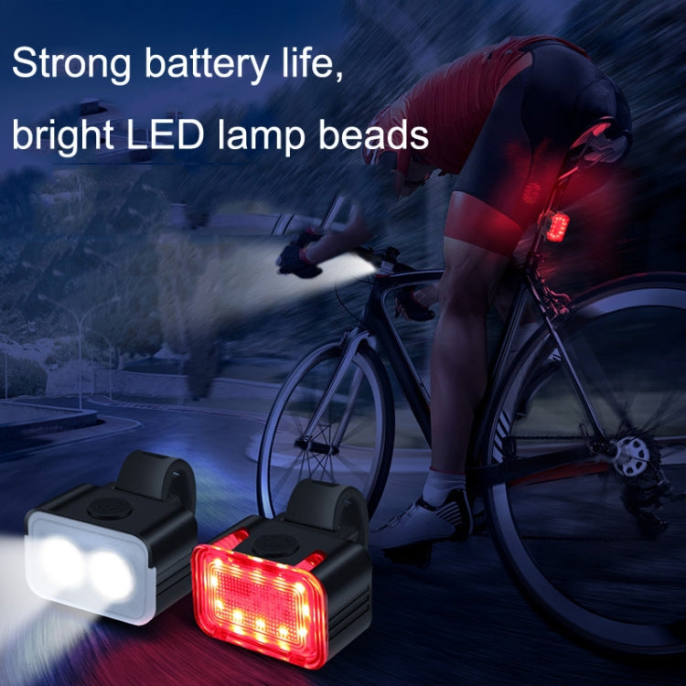 Conjunto de Luzes para Bicicleta com Carregamento USB, LED para Exterior, Estilo:, Luz Frontal, Luz Traseira, Luz Frontal+Luz Traseira
