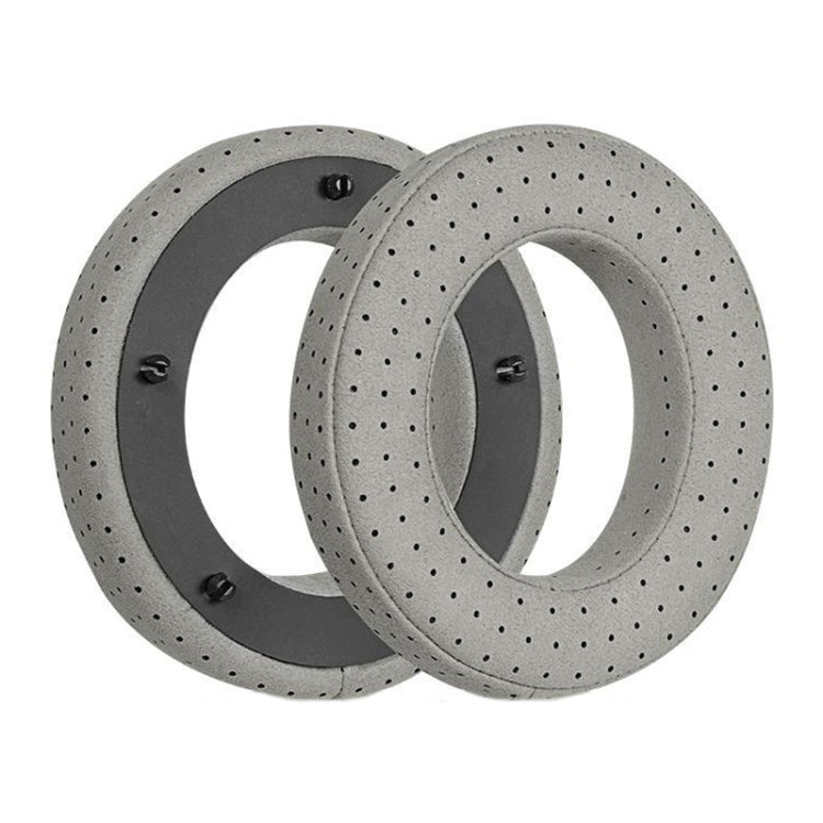 Para Focal Clear MG 2pcs Capa de Couro Respirável e Confortável para Auscultadores, Cor: Fibra Preta, Fibra Preta, Fibra Cinzento Preta, Fibra Vermelha, Fibra Cinzenta, Pele de Cordeiro Azul Escuro, Pele de Cordeiro Castanha, Pele de Cordeiro Preta