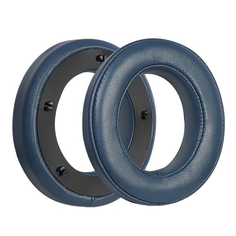 Para Focal Clear MG 2pcs Capa de Couro Respirável e Confortável para Auscultadores, Cor: Fibra Preta, Fibra Preta, Fibra Cinzento Preta, Fibra Vermelha, Fibra Cinzenta, Pele de Cordeiro Azul Escuro, Pele de Cordeiro Castanha, Pele de Cordeiro Preta