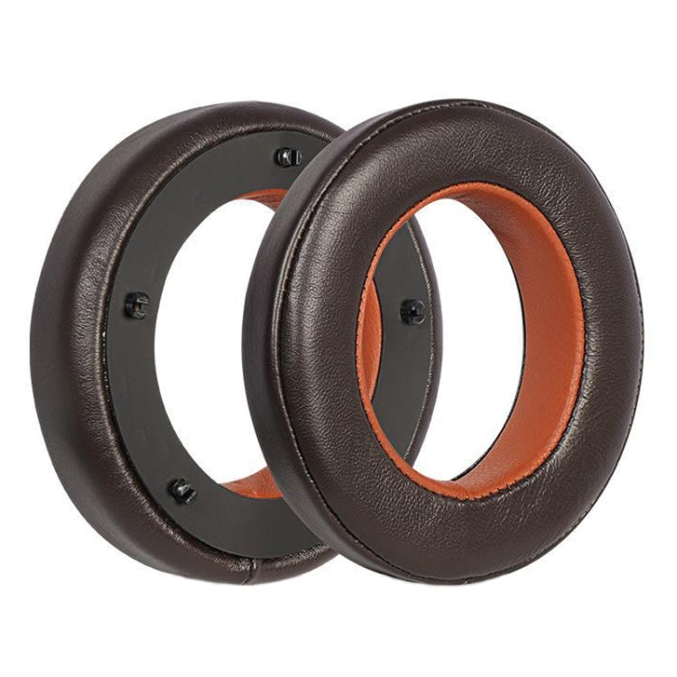 Para Focal Clear MG 2pcs Capa de Couro Respirável e Confortável para Auscultadores, Cor: Fibra Preta, Fibra Preta, Fibra Cinzento Preta, Fibra Vermelha, Fibra Cinzenta, Pele de Cordeiro Azul Escuro, Pele de Cordeiro Castanha, Pele de Cordeiro Preta