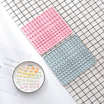 Tapete de Silicone com 130 Cavidades para Moldes de Mini Snacks para Animais de Estimação, Forma para Biscoitos e Bolos para Cão, Azul, Rosa