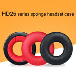 1par Capa de Espuma para Auscultadores Sennheiser HD25-1II/25/25SP/25SP-II, Preto, Vermelho, Amarelo, Azul, Branco, Preto Enrugado