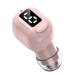 Auricular Bluetooth Mini In-ear Invisível com Ecrã Digital M5, M5 Preto, M5 Branco, M5 Cor de Pele, M5 Rosa, M5 Verde