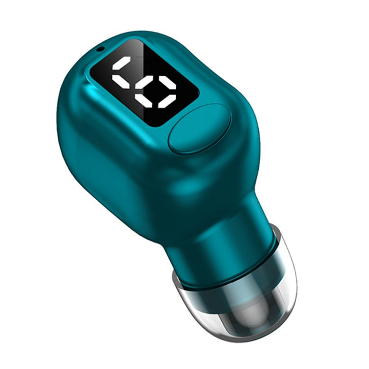 Auricular Bluetooth Mini In-ear Invisível com Ecrã Digital M5, M5 Preto, M5 Branco, M5 Cor de Pele, M5 Rosa, M5 Verde