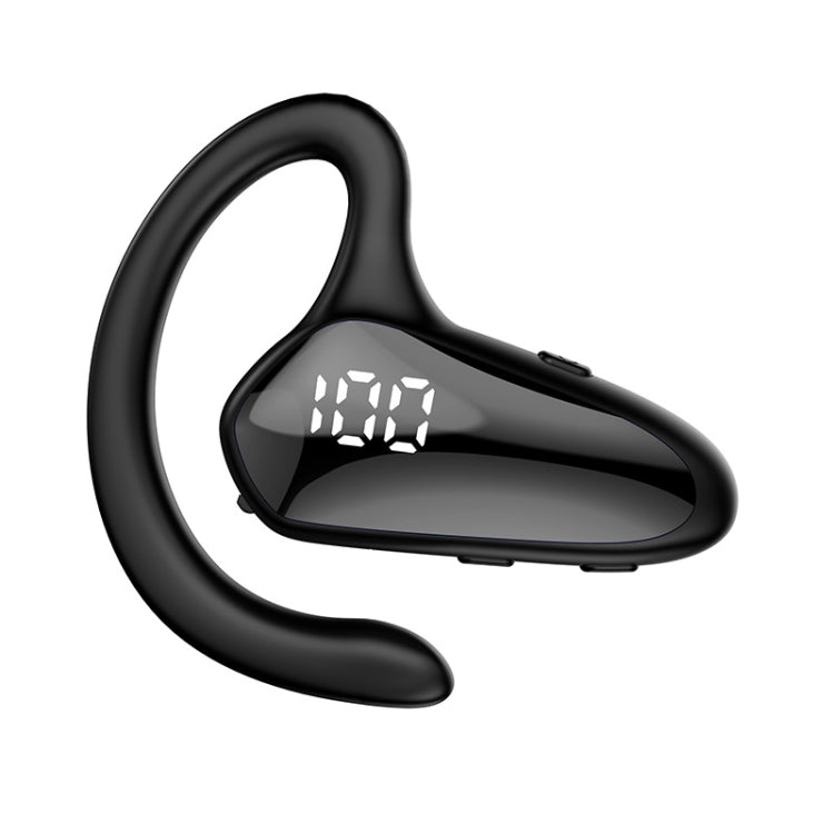 Auricular Bluetooth com Ecrã Digital e Condução Óssea YX02, YX02 Preto, YX02 Cinzento, YX02 Vermelho, YX02 Rosa