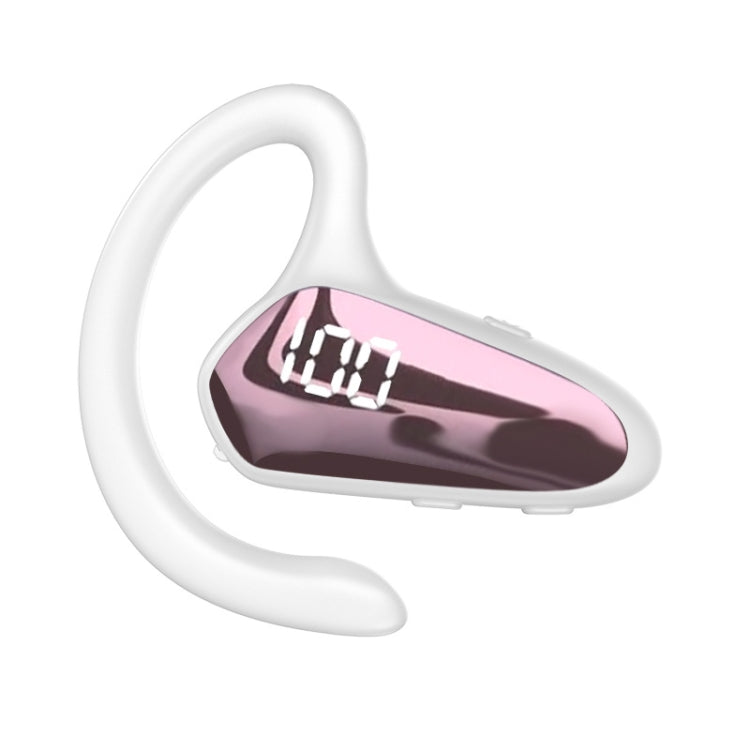 Auricular Bluetooth com Ecrã Digital e Condução Óssea YX02, YX02 Preto, YX02 Cinzento, YX02 Vermelho, YX02 Rosa