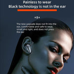 Auricular Bluetooth com Ecrã Digital e Condução Óssea YX02, YX02 Preto, YX02 Cinzento, YX02 Vermelho, YX02 Rosa