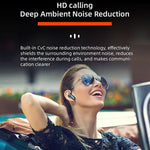 Auricular Bluetooth com Ecrã Digital e Condução Óssea YX02, YX02 Preto, YX02 Cinzento, YX02 Vermelho, YX02 Rosa