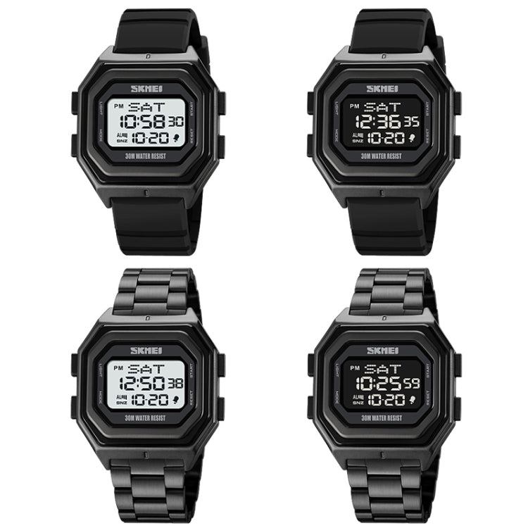 Relógio Eletrónico Masculino SKMEI 1875 para Exterior com Temporizador e Multifuncional, Estilo:, 1875 Correia de Aço Máquina Preta, 1875 Correia de Silicone Máquina Branca, 1875 Correia de Silicone Máquina Preta, 1875 Correia de Aço Máquina Branca