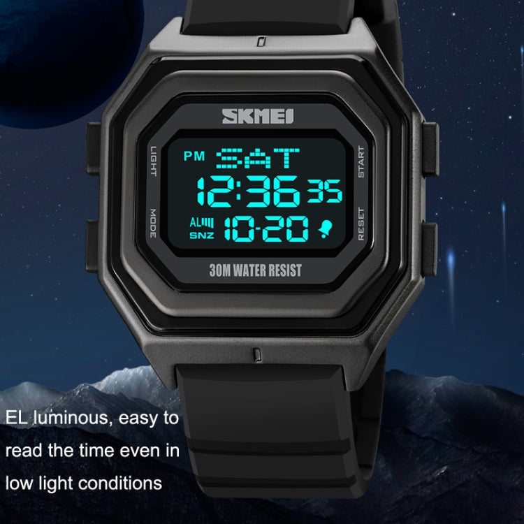 Relógio Eletrónico Masculino SKMEI 1875 para Exterior com Temporizador e Multifuncional, Estilo:, 1875 Correia de Aço Máquina Preta, 1875 Correia de Silicone Máquina Branca, 1875 Correia de Silicone Máquina Preta, 1875 Correia de Aço Máquina Branca
