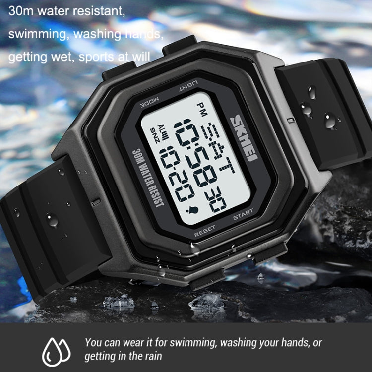 Relógio Eletrónico Masculino SKMEI 1875 para Exterior com Temporizador e Multifuncional, Estilo:, 1875 Correia de Aço Máquina Preta, 1875 Correia de Silicone Máquina Branca, 1875 Correia de Silicone Máquina Preta, 1875 Correia de Aço Máquina Branca