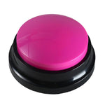 Botão de Comunicação para Animais, Caixa Vocal para Cão com Gravação, Estilo: Modelo de Gravação, Vermelho Rosado, Rosa, Amarelo, Azul Lago, Branco, Azul Escuro, Azul Claro, Verde, Roxo, Vermelho, Laranja