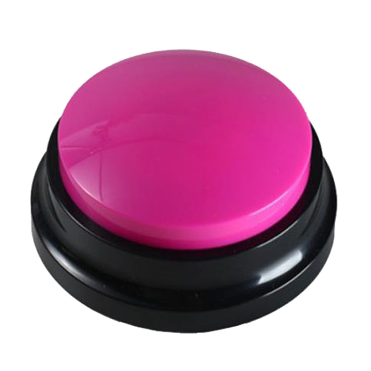 Botão de Comunicação para Animais, Caixa Vocal para Cão com Gravação, Estilo: Modelo de Gravação, Vermelho Rosado, Rosa, Amarelo, Azul Lago, Branco, Azul Escuro, Azul Claro, Verde, Roxo, Vermelho, Laranja
