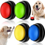 Botão de Comunicação para Animais, Caixa Vocal para Cão com Gravação, Estilo: Modelo de Gravação, Vermelho Rosado, Rosa, Amarelo, Azul Lago, Branco, Azul Escuro, Azul Claro, Verde, Roxo, Vermelho, Laranja