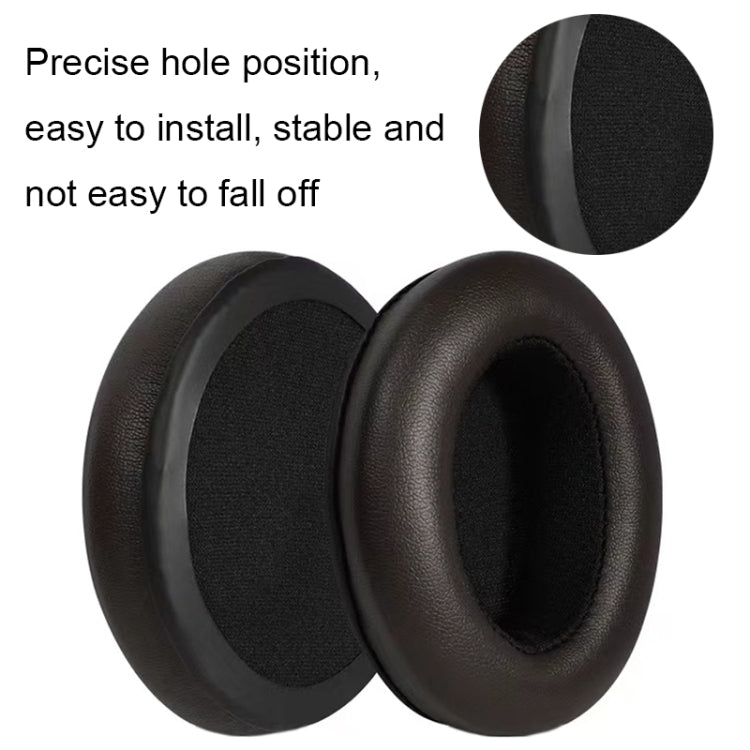 2 Peças de Capa de Espuma Macia e Confortável para Auricular Sennheiser Momentum, Cor: Preto Proteína, Preto Proteína, Castanho Proteína, Preto Pele de Cordeiro, Castanho Pele de Cordeiro
