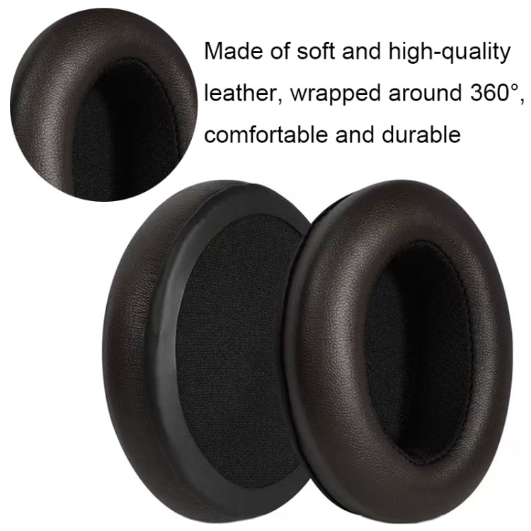 2 Peças de Capa de Espuma Macia e Confortável para Auricular Sennheiser Momentum, Cor: Preto Proteína, Preto Proteína, Castanho Proteína, Preto Pele de Cordeiro, Castanho Pele de Cordeiro