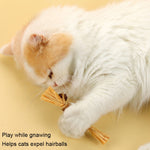 Brinquedo de Mastigação para Gatos Vara de Dentição Limpeza de Dentes Vara de Catnip, 5pcs Lafite, 5pcs Penas Pretas, 5pcs Penas Amarelas