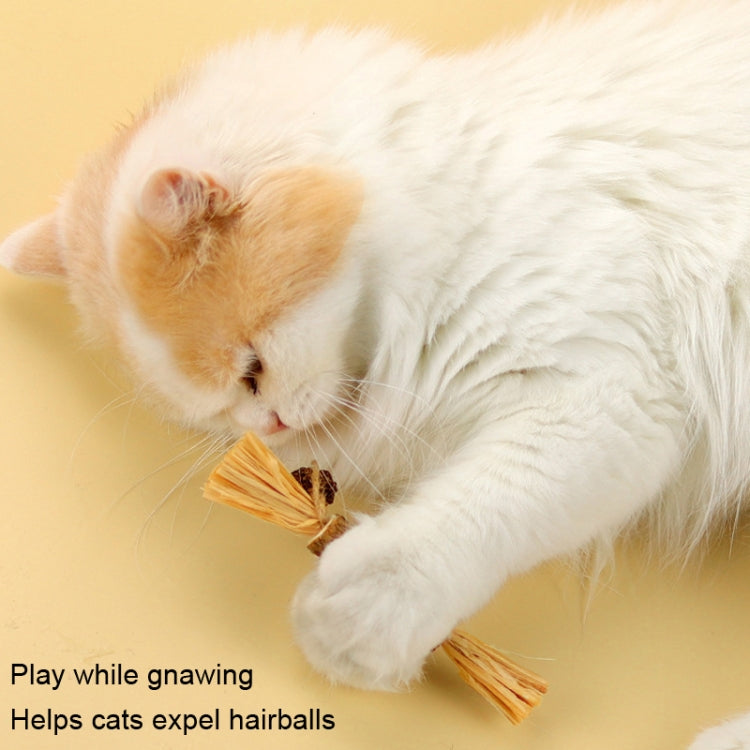 Brinquedo de Mastigação para Gatos Vara de Dentição Limpeza de Dentes Vara de Catnip, 5pcs Lafite, 5pcs Penas Pretas, 5pcs Penas Amarelas