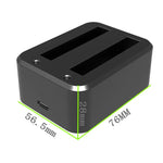 Para Insta360 X3 A520 Carregador de Baterias para Câmara Panorâmica, Base de Carregamento Duplo, Para Insta360 X3 Duas Baterias