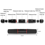 Conectores de Rede Pré-montados YM-8821 para Exterior, Cabo de Rede Impermeável com Extensão, Cabeça de Passagem Dupla