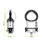 Para Caixa Impermeável Subaquática Selada para Câmara Insta360 X3 (Neutra Sem Logótipo), Neutra Sem Logótipo