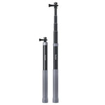 Monopé de Fibra de Carbono TELESIN 1,2m Bastão Selfie com Parafuso 1/4 Para Câmaras de Ação, 1,2m