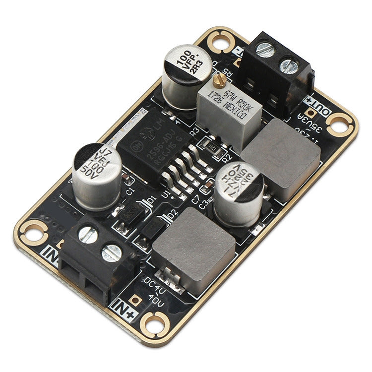 Módulo de Alimentação DC-DC Ajustável LM2596-ADJ Redutor 4V-40V para 1.23-35V 3A Placa Estereótipo, LM2596-ADJ 4V-40V para 1.23-35V