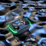 Auricular Bluetooth In-ear Sem Fios para Jogos Desportivos TWS5.1, Y60, Y70, Y80