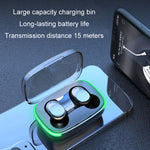 Auricular Bluetooth In-ear Sem Fios para Jogos Desportivos TWS5.1, Y60, Y70, Y80