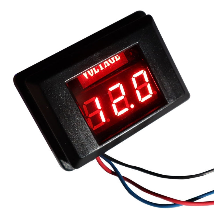 Medidor de Voltagem de Bateria de Carro DES-2 Medidor Digital LED DC 12V para Motociclo, RV, Iate, Medidor de Voltagem DES-2 Verde, DES-2 Vermelho, DES-2 Azul, DES-2 Laranja, DES-2 Branco