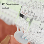 S8 2 Unidades Escova de Dentes Manual em Silicone em Forma de U para Crianças de 2 a 12 Anos com Desenhos Animados de Animais