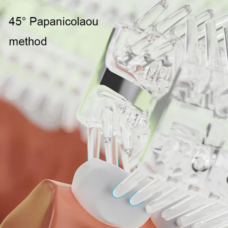 S8 2 Unidades Escova de Dentes Manual em Silicone em Forma de U para Crianças de 2 a 12 Anos com Desenhos Animados de Animais