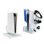 Base Multifuncional de Arrefecimento para PS5 ipaly Host, Suporte de Carregamento para Comando VR2, Suporte para Armazenamento de Discos, HBP-6478