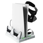 Base Multifuncional de Arrefecimento para PS5 ipaly Host, Suporte de Carregamento para Comando VR2, Suporte para Armazenamento de Discos, HBP-6478