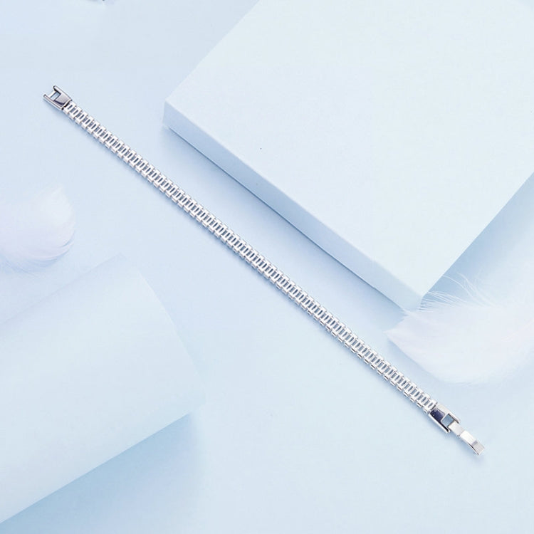 Sparkling Cubic Zirconia Bracelet Gold Plated Copper Jewelry, YIB055-17LCP, YIB055-19LCP, YIB055-17LVT, YIB055-19LVT