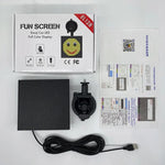 Ecrã LED para Carro P4-32x32 RGB a Cores Completas com Emoticons, Transmissão Sem Fios Wifi Personalizado, P4-32x32 RGB USB