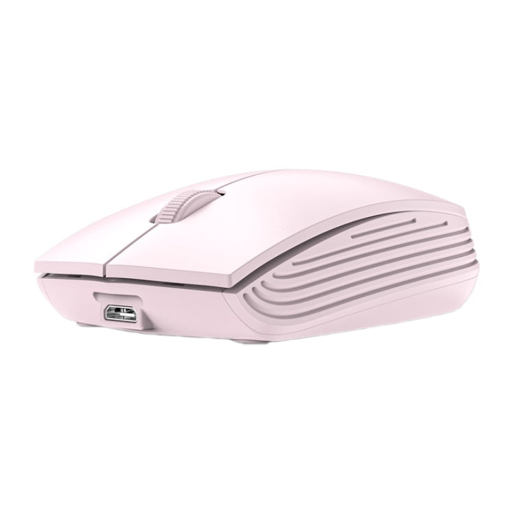 Rato Mini Sem Fios Óptico para Portátil com 3 Teclas 811, Especificação:, Modelo Duplo (Rosa)