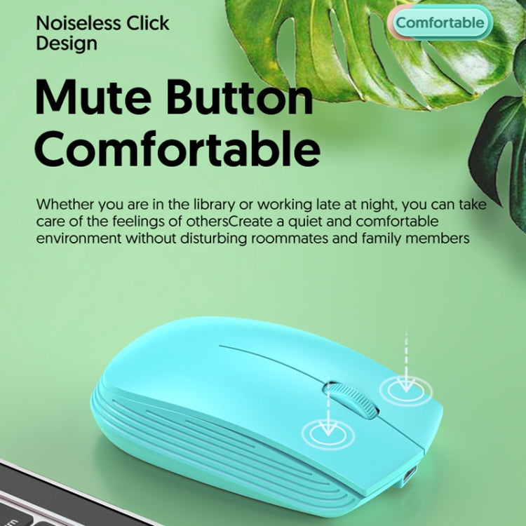 Rato Mini Sem Fios Óptico para Portátil com 3 Teclas 811, Especificação:, Modelo Duplo (Rosa)