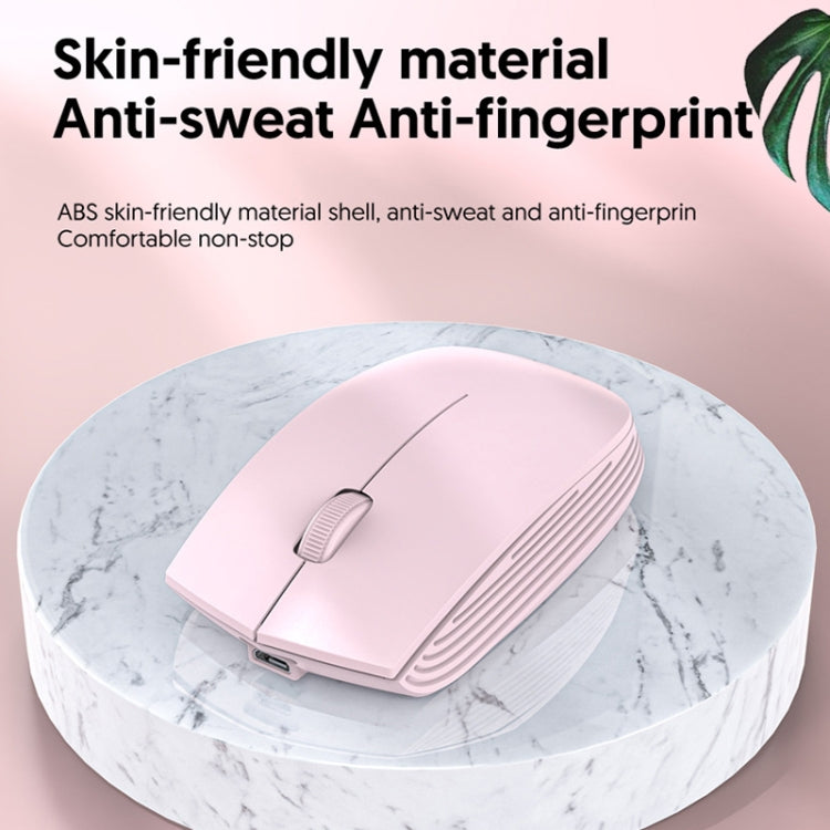 Rato Mini Sem Fios Óptico para Portátil com 3 Teclas 811, Especificação:, Modelo Duplo (Rosa)