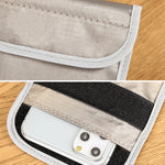 Bolsa Anti-radiação de 6,5 polegadas para Sinal RFID e Anti-localização para Telemóvel, Cinzento 6,5 polegadas